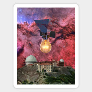 Observatory - Surreal/Collage Art Magnet